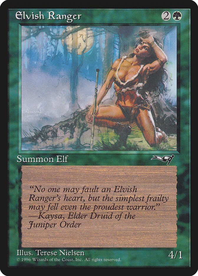 Elvish Ranger (Moon Background) [Alliances] | Card Citadel