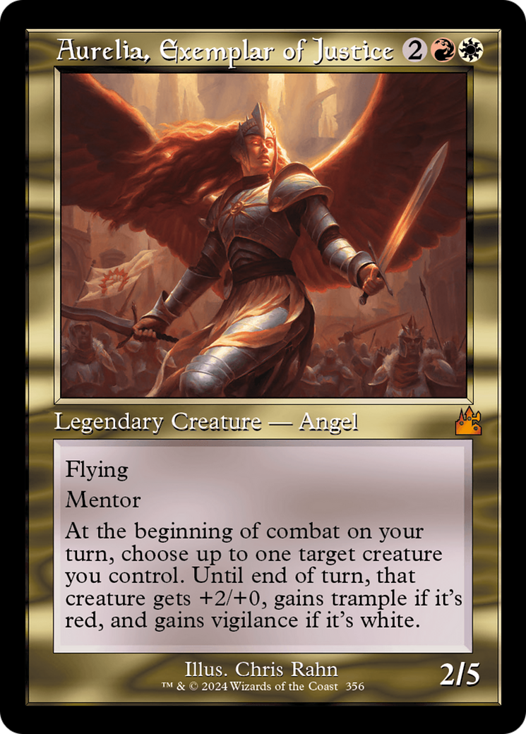 Aurelia, Exemplar of Justice (Retro) [Ravnica Remastered] | Card Citadel