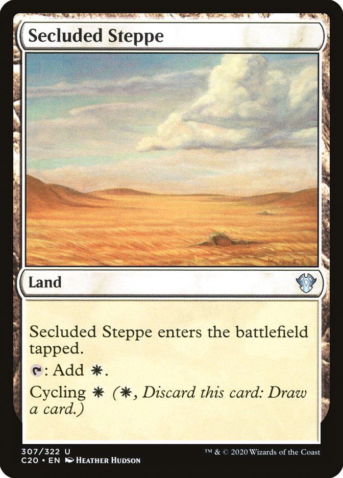 Secluded Steppe [Commander 2020] | Card Citadel
