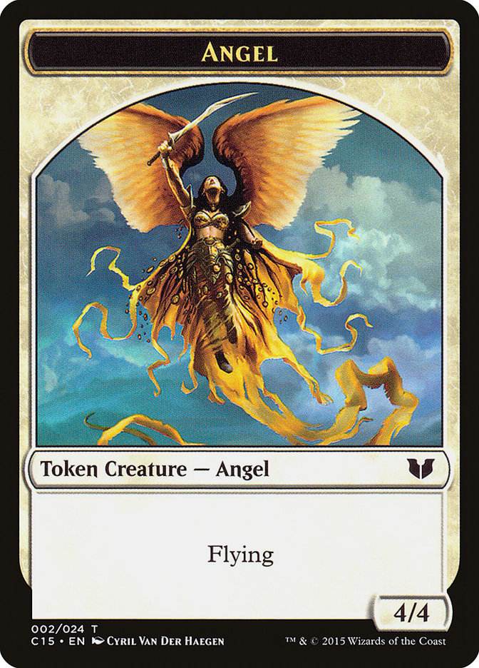 Spirit (022) // Angel Double-Sided Token [Commander 2015 Tokens] | Card Citadel