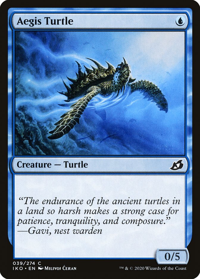 Aegis Turtle [Ikoria: Lair of Behemoths] | Card Citadel