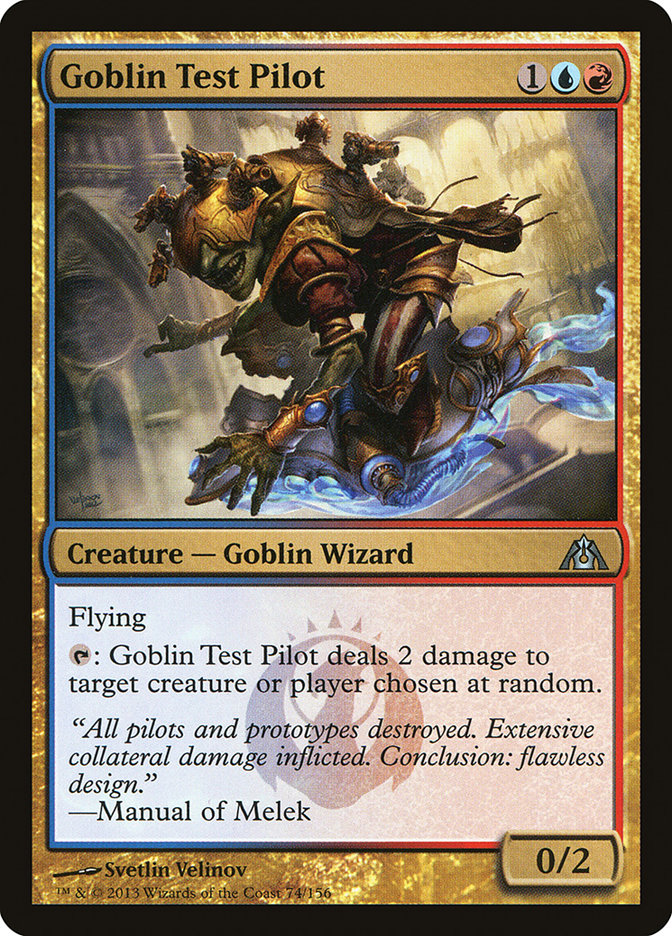 Goblin Test Pilot [Dragon's Maze] | Card Citadel