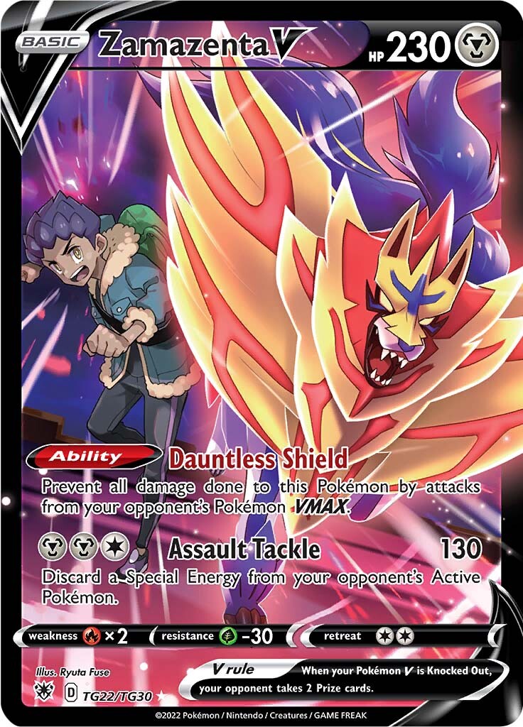 Zamazenta V (TG22/TG30) [Sword & Shield: Astral Radiance] | Card Citadel