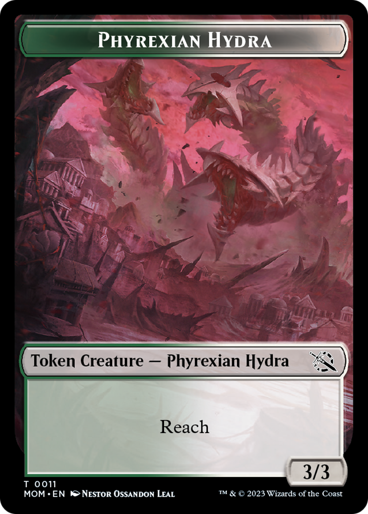 Phyrexian Hydra Token (11) [March of the Machine Tokens] | Card Citadel
