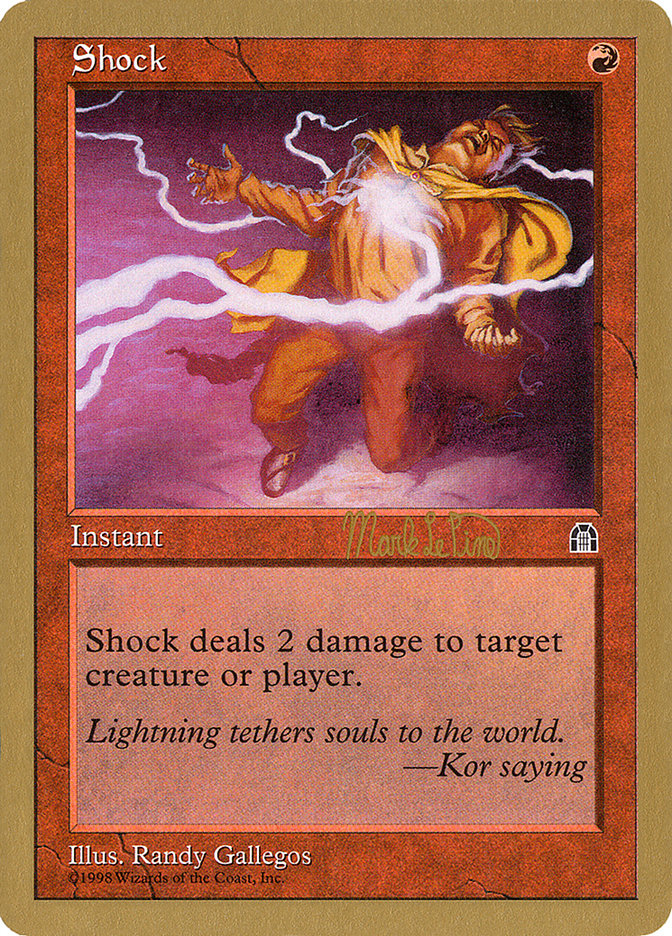 Shock (Mark Le Pine) [World Championship Decks 1999] | Card Citadel