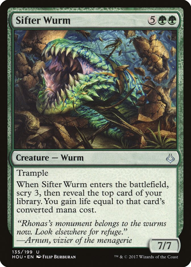 Sifter Wurm [Hour of Devastation] | Card Citadel