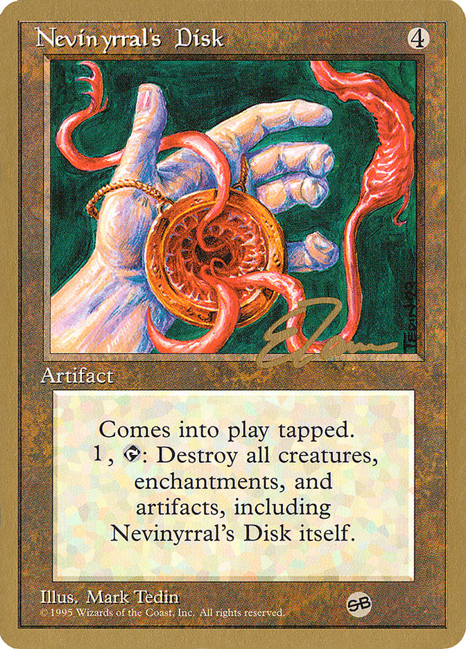 Nevinyrral's Disk (Eric Tam) (SB) [Pro Tour Collector Set] | Card Citadel