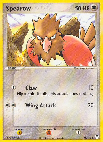 Spearow (81/112) [EX: FireRed & LeafGreen] | Card Citadel