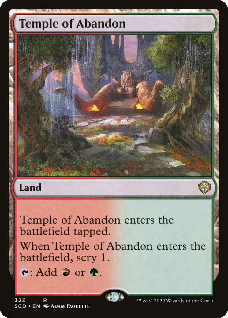 Temple of Abandon [Starter Commander Decks] | Card Citadel