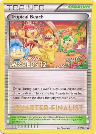 Tropical Beach (BW50) (Quarter Finalist) [Black & White: Black Star Promos] | Card Citadel