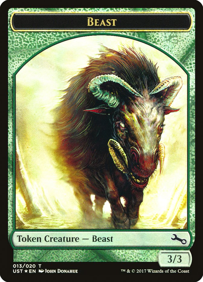 Beast // Beast [Unstable Tokens] | Card Citadel