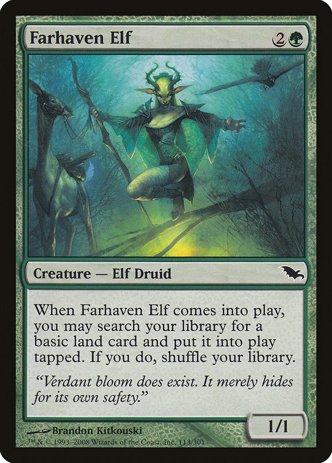 Farhaven Elf [Shadowmoor] | Card Citadel