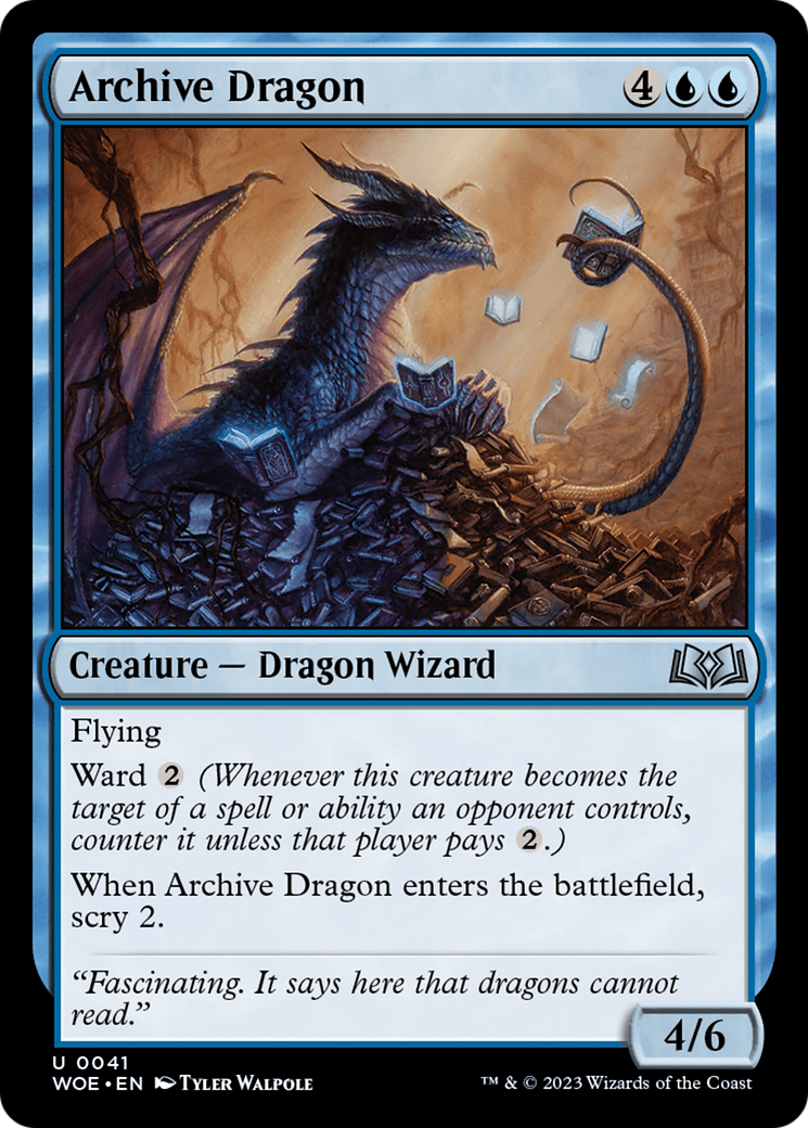 Archive Dragon [Wilds of Eldraine] | Card Citadel