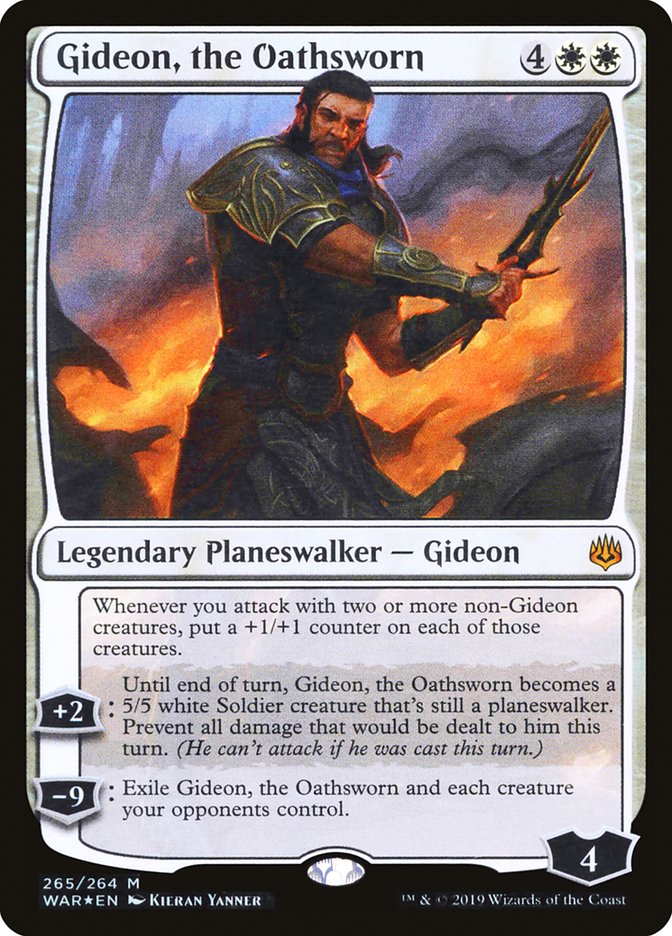 Gideon, the Oathsworn [War of the Spark] | Card Citadel