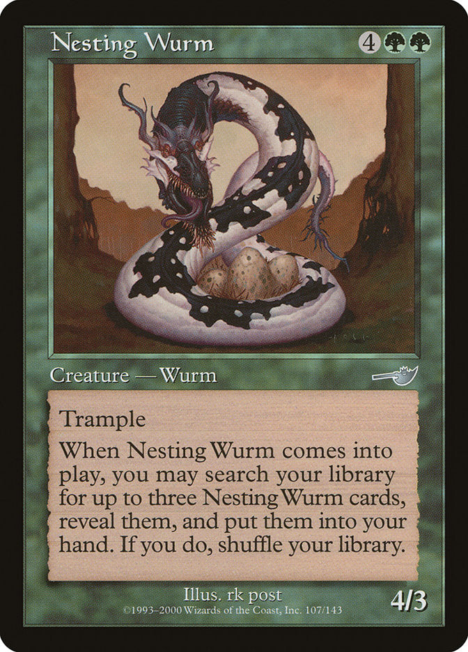 Nesting Wurm [Nemesis] | Card Citadel