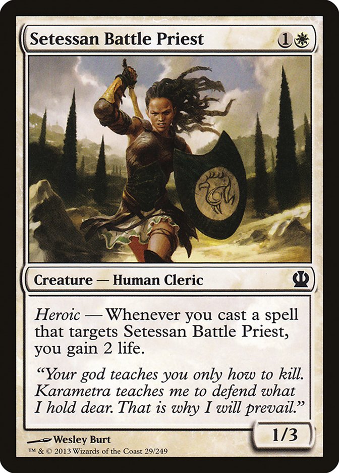 Setessan Battle Priest [Theros] | Card Citadel