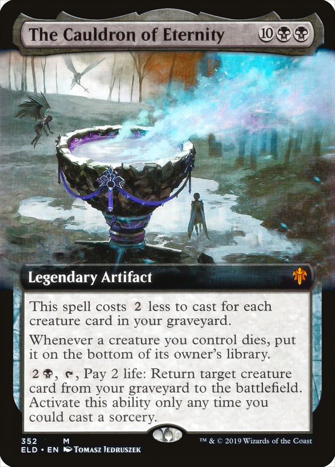 The Cauldron of Eternity (Extended Art) [Throne of Eldraine] | Card Citadel