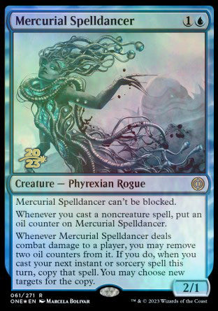 Mercurial Spelldancer [Phyrexia: All Will Be One Prerelease Promos] | Card Citadel