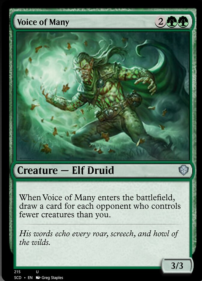 Voice of Many [Starter Commander Decks] | Card Citadel