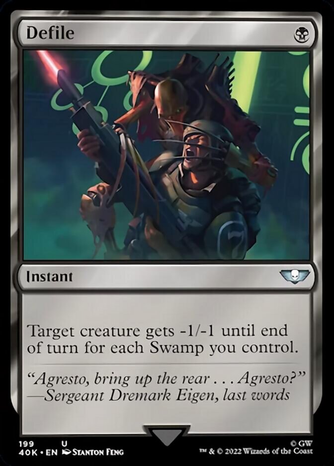 Defile (Surge Foil) [Universes Beyond: Warhammer 40,000] | Card Citadel