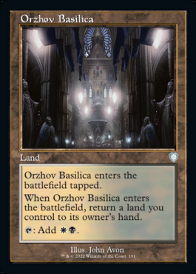 Orzhov Basilica (Retro) [The Brothers' War Commander] | Card Citadel