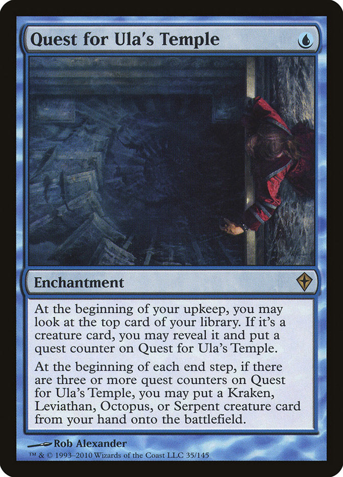 Quest for Ula's Temple [Worldwake] | Card Citadel