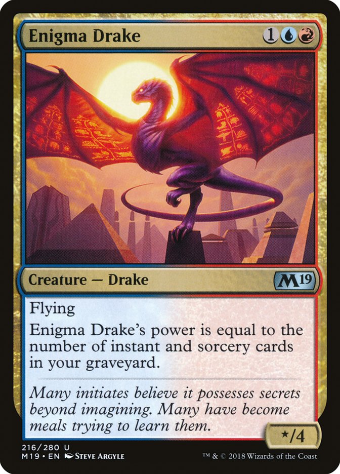 Enigma Drake [Core Set 2019] | Card Citadel