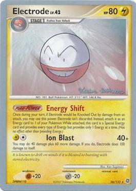 Electrode LV.42 (26/132) (Intimidation - Tristan Robinson) [World Championships 2008] | Card Citadel