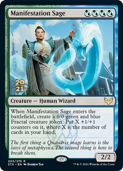 Manifestation Sage [Strixhaven: School of Mages Prerelease Promos] | Card Citadel