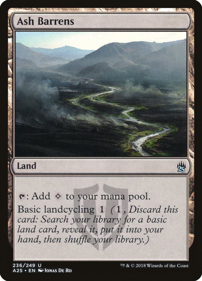 Ash Barrens [Masters 25] | Card Citadel