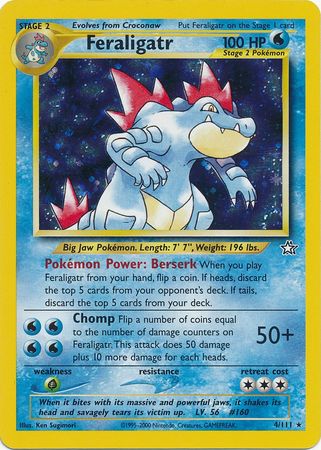 Feraligatr (4/111) [Neo Genesis Unlimited] | Card Citadel