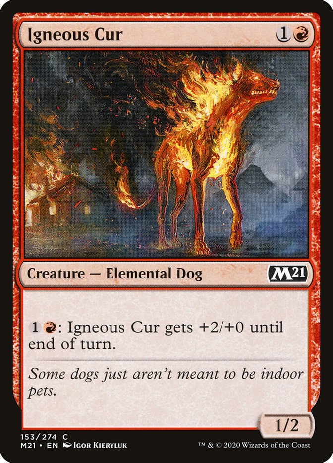 Igneous Cur [Core Set 2021] | Card Citadel