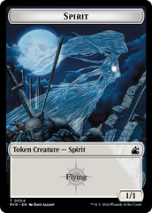 Saproling // Spirit (0004) Double-Sided Token [Ravnica Remastered Tokens] | Card Citadel