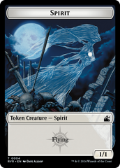 Spirit (0018) // Spirit (0004) Double-Sided Token [Ravnica Remastered Tokens] | Card Citadel