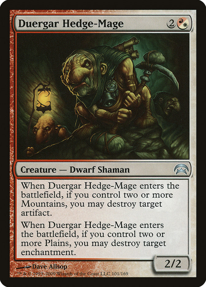 Duergar Hedge-Mage [Planechase] | Card Citadel