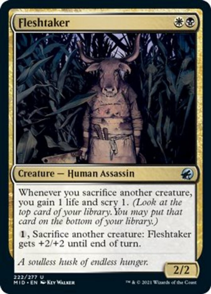 Fleshtaker [Innistrad: Midnight Hunt] | Card Citadel