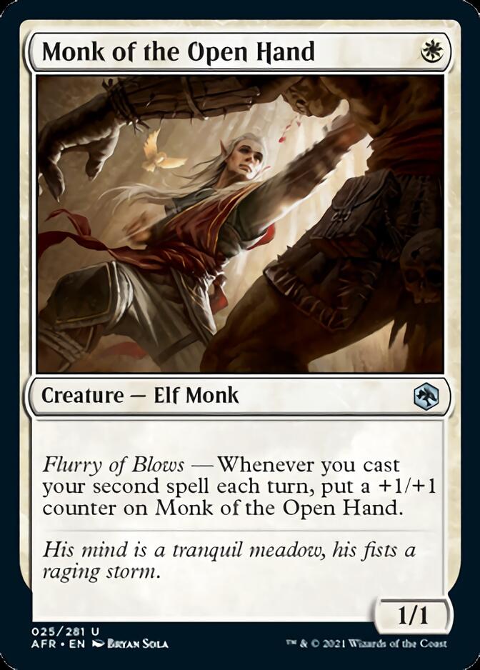 Monk of the Open Hand [Dungeons & Dragons: Adventures in the Forgotten Realms] | Card Citadel