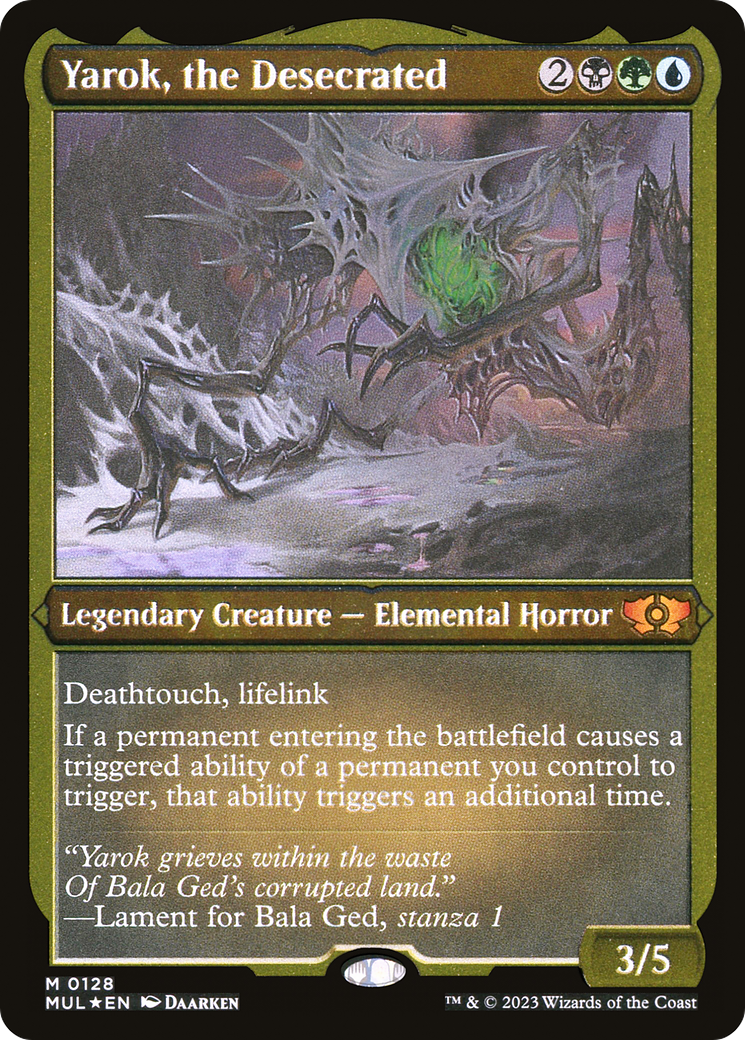Yarok, the Desecrated (Foil Etched) [Multiverse Legends] | Card Citadel