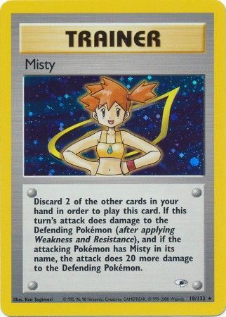 Misty (18/132) [Gym Heroes Unlimited] | Card Citadel