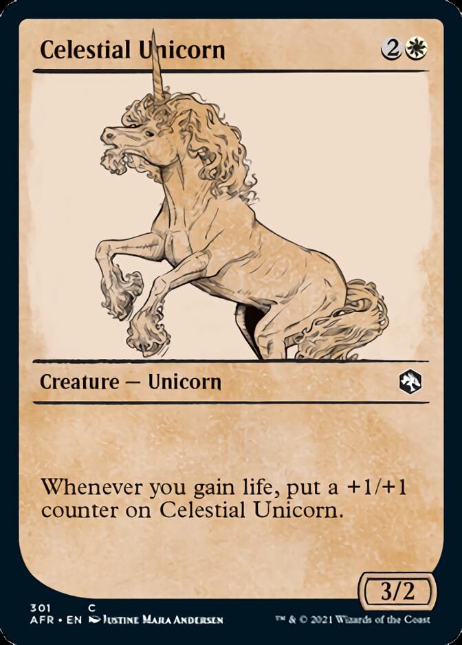 Celestial Unicorn (Showcase) [Dungeons & Dragons: Adventures in the Forgotten Realms] | Card Citadel