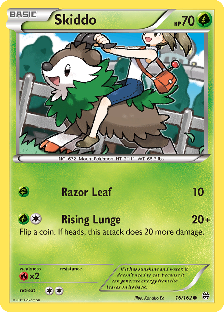 Skiddo (16/162) [XY: BREAKthrough] | Card Citadel