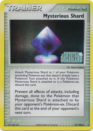 Mysterious Shard (81/100) (Stamped) [EX: Crystal Guardians] | Card Citadel