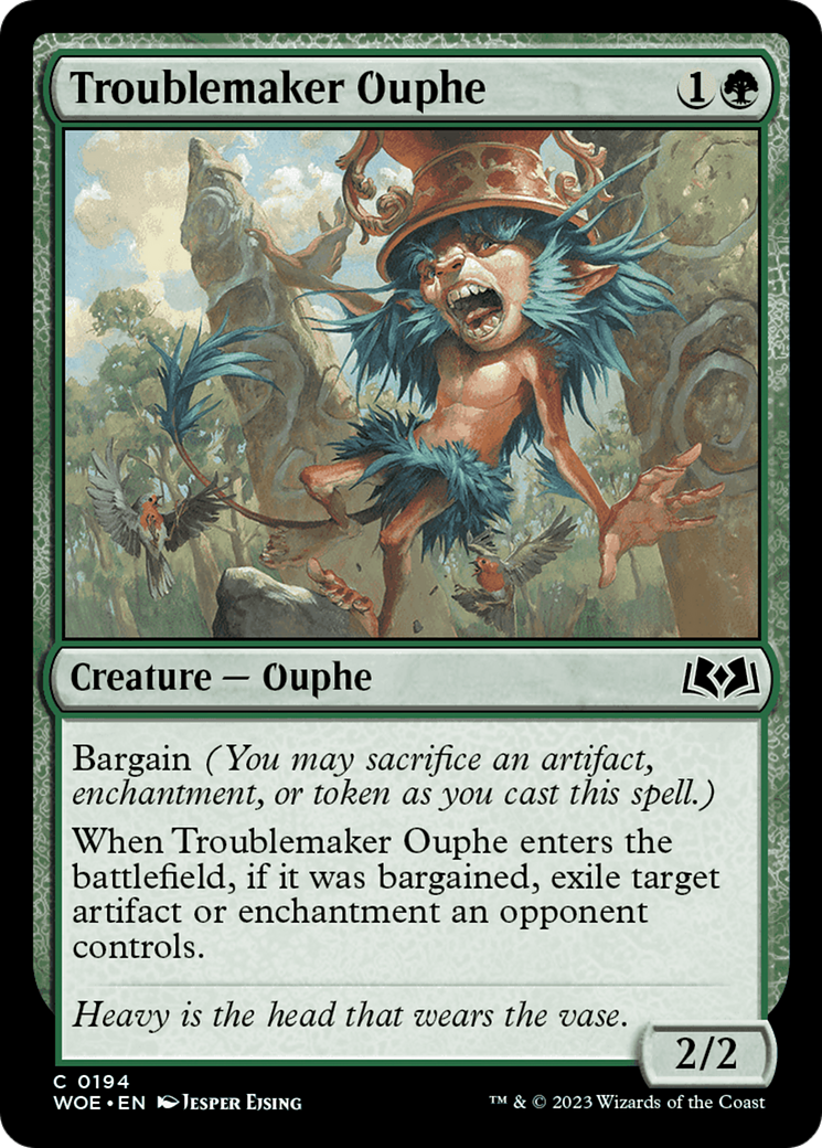 Troublemaker Ouphe [Wilds of Eldraine] | Card Citadel
