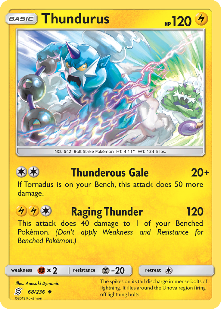 Thundurus (68/236) [Sun & Moon: Unified Minds] | Card Citadel