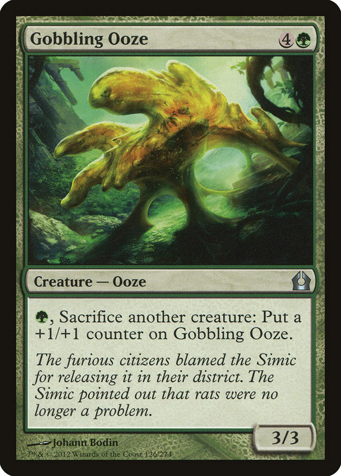 Gobbling Ooze [Return to Ravnica] | Card Citadel