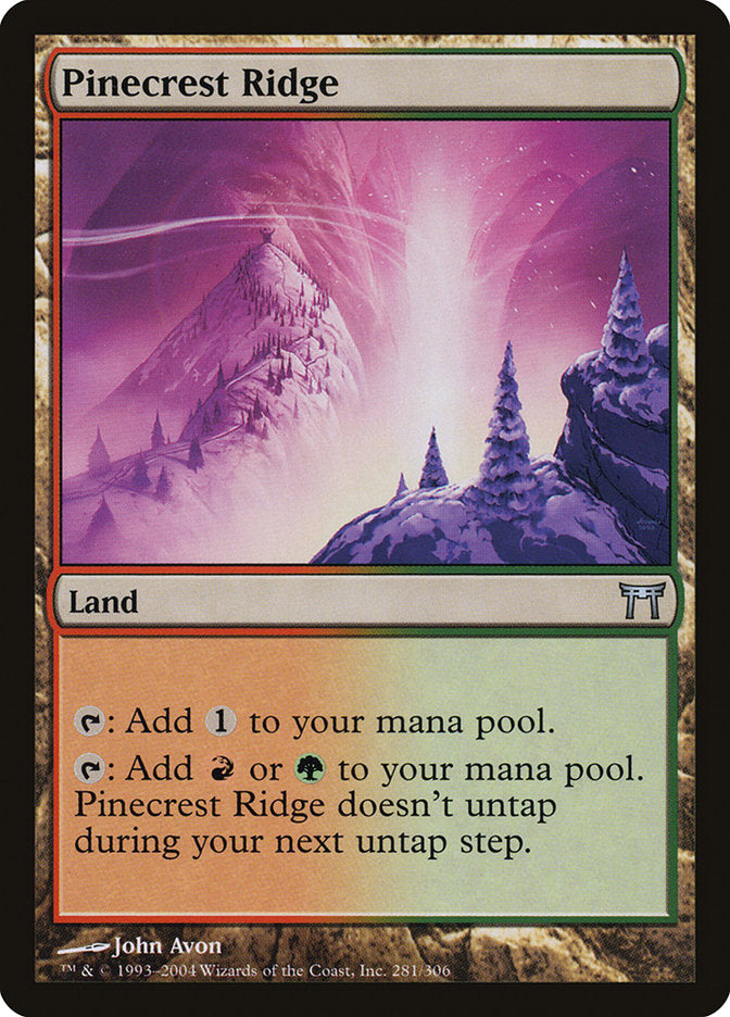 Pinecrest Ridge [Champions of Kamigawa] | Card Citadel