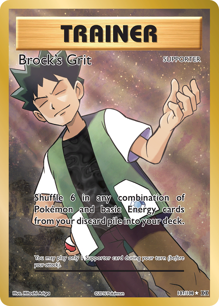 Brock's Grit (107/108) [XY: Evolutions] | Card Citadel