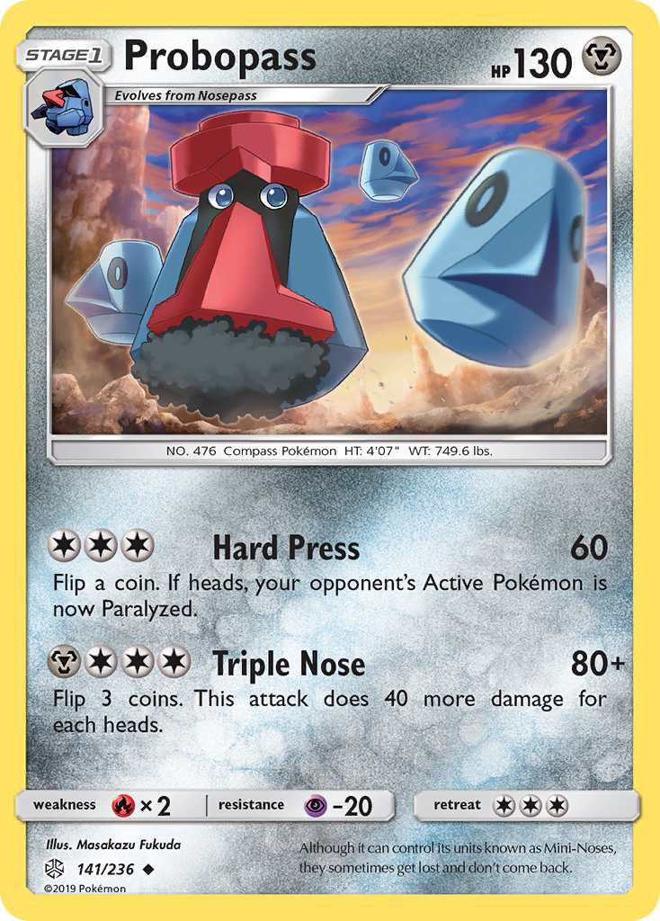 Probopass (141/236) [Sun & Moon: Cosmic Eclipse] | Card Citadel