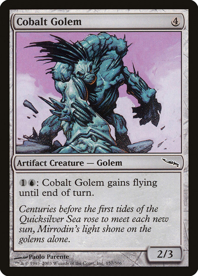 Cobalt Golem [Mirrodin] | Card Citadel