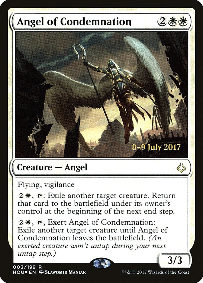 Angel of Condemnation [Hour of Devastation Promos] | Card Citadel